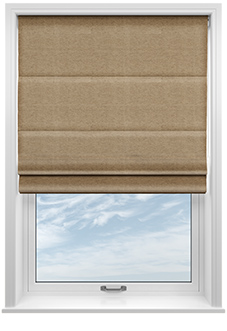 Carron, Woven Jute - Roman Blind